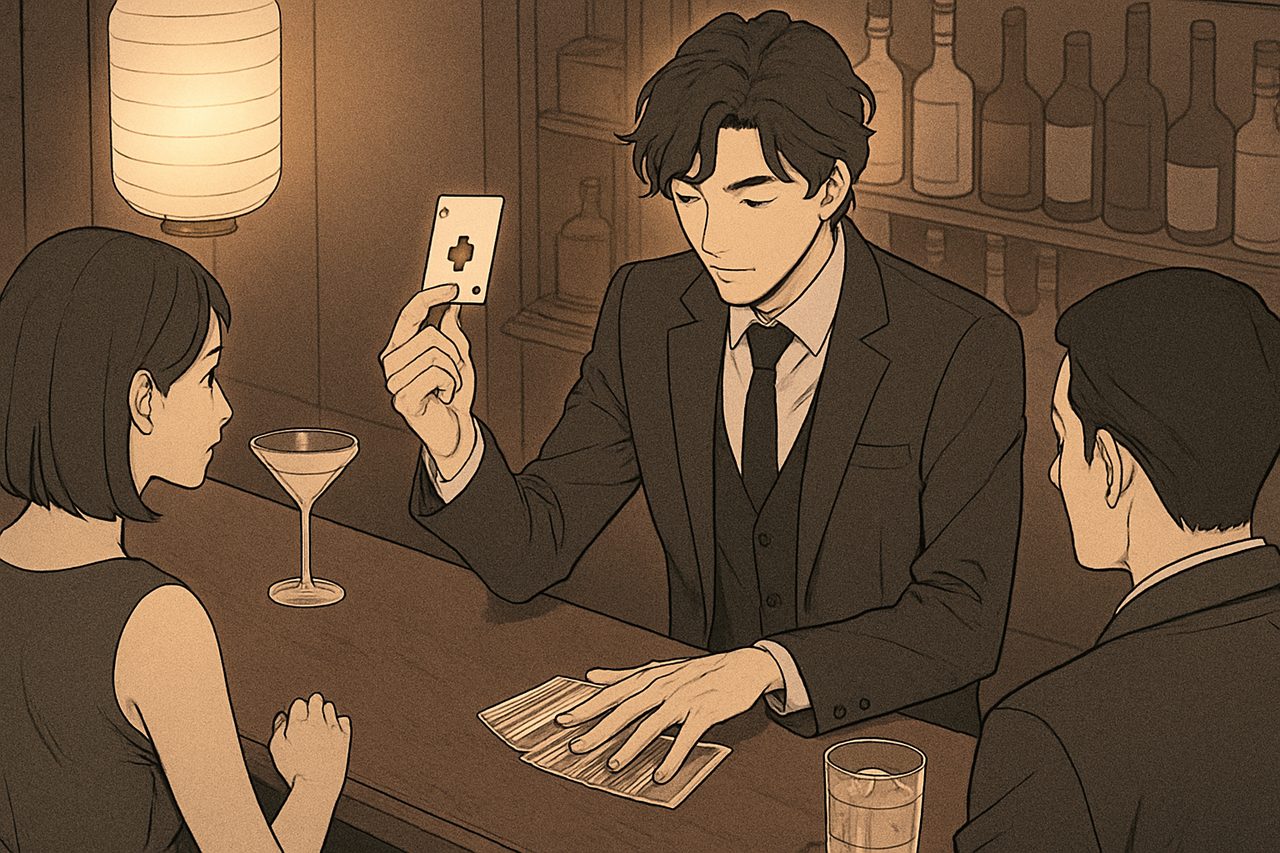 六本木駅徒歩2分・BAR21で体験する非日常のマジックナイト