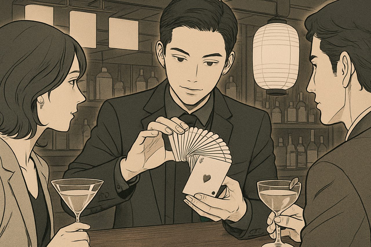 接待成功の鍵は会話術｜六本木マジックバーが取引先との距離を縮める理由